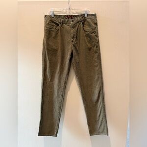 Brooks Brothers Men's Corduroy Trousers in Olive Green 36x34